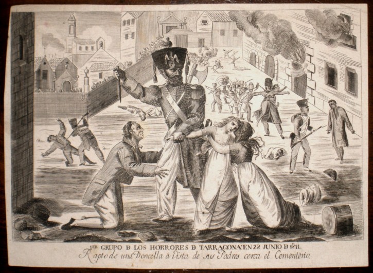 1er Grupo de los Horrores de Tarragona en 28 de Junio de 1811
