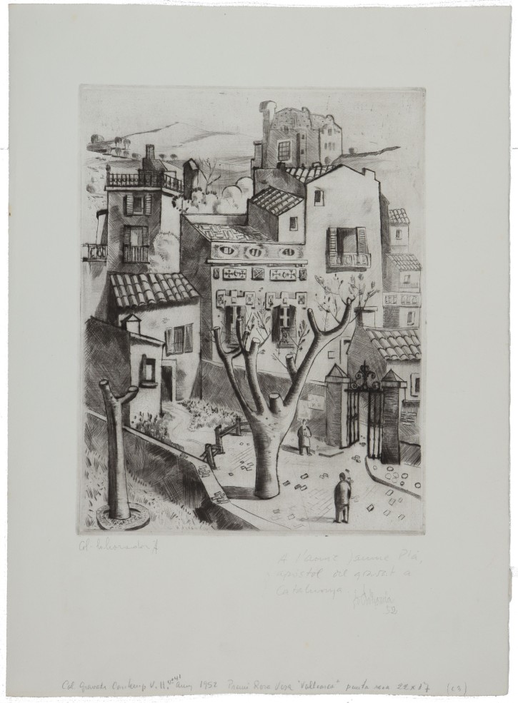 Vallcarca. Todó i García, Francesc (1922-2016). 1952. Precio: 350€