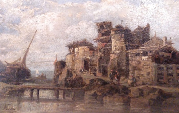 Paisaje naval. Ferau i Alsina, Enric (1825-1887). 