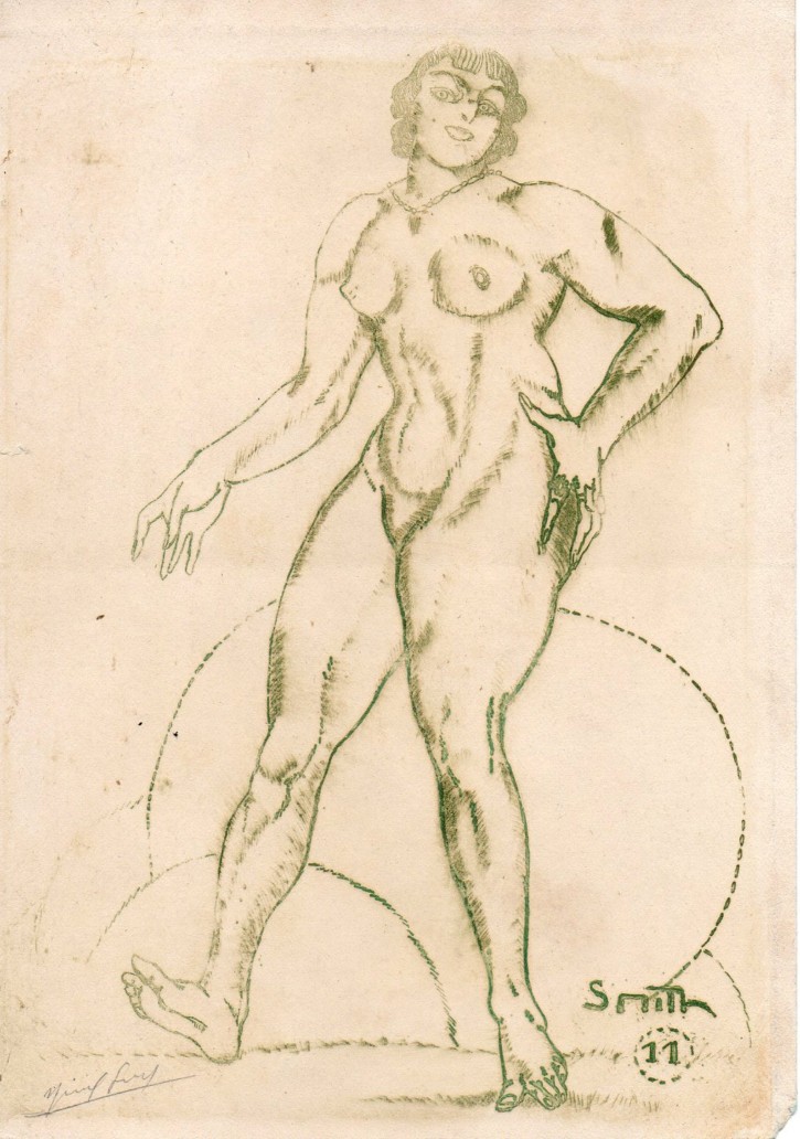 Naked woman. Smith, Ismael. 1911. Precio: 900€