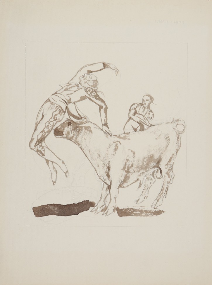 Sketch for the print "El Pelele". Smith, Ismael (1886-1972). 1919. Precio: 1.200€