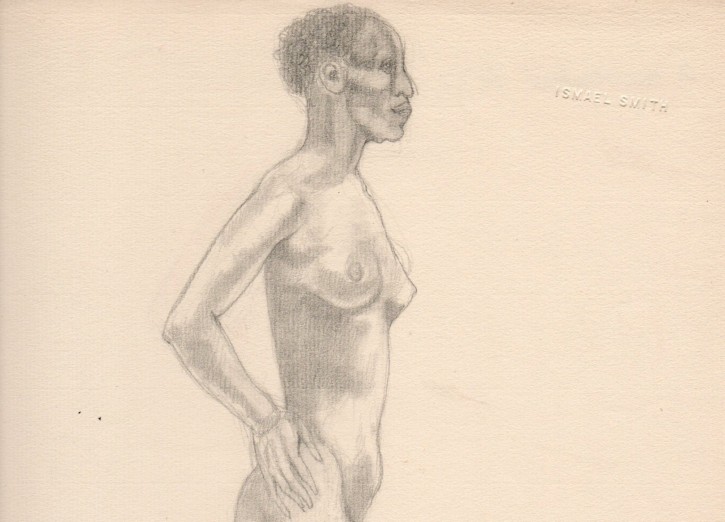 Mujer negra desnuda