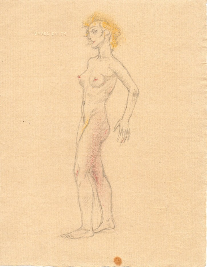 Desnudo con colores. Smith, Ismael (1886-1972). 1935. Precio: 750€