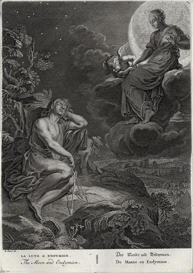 Selene y Endimión. Picart, Bernard. 1733. Precio: 400€