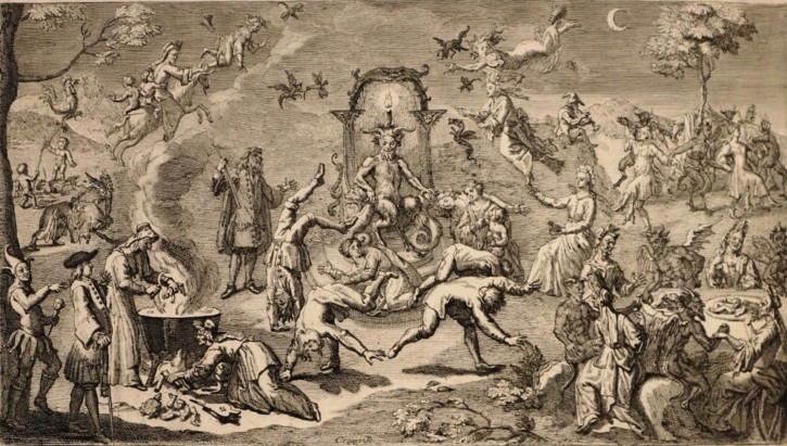Escena de brujas. Anónimo - Spranger, Bartholomeus. 1710