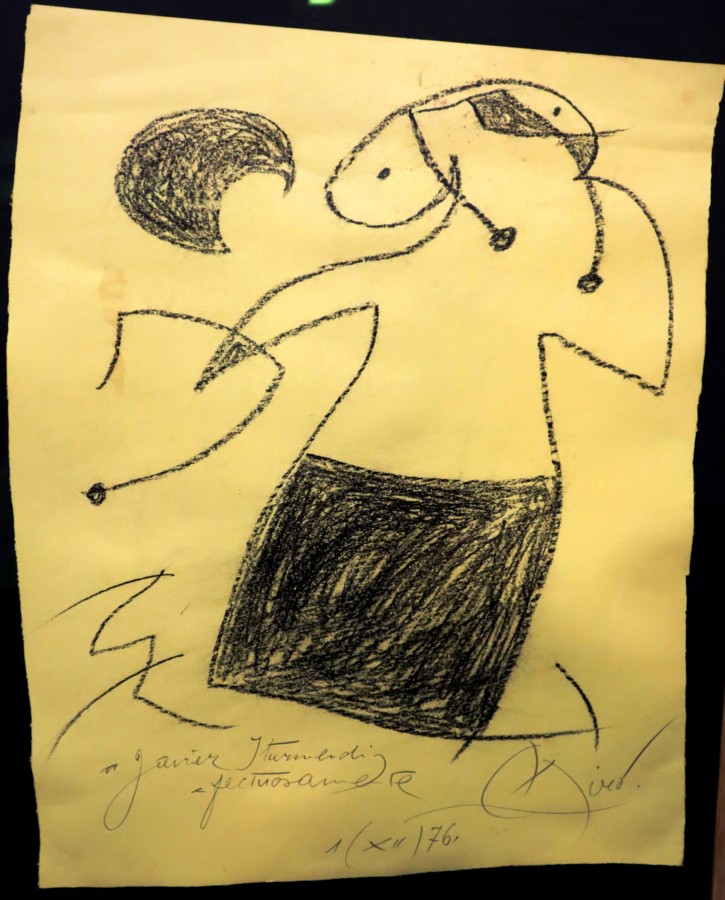 Mujer y Luna. Miró, Joan. 1976