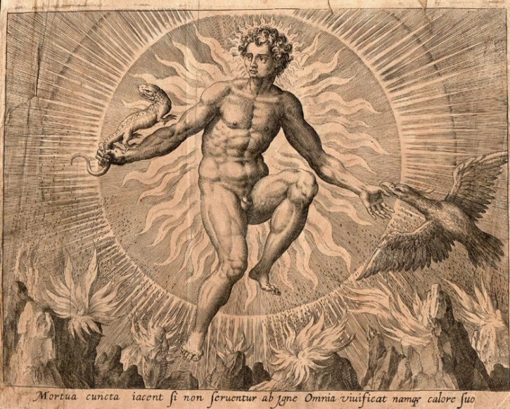 Alegoría solar. De Vos, Martin. Segunda mitad siglo XVI