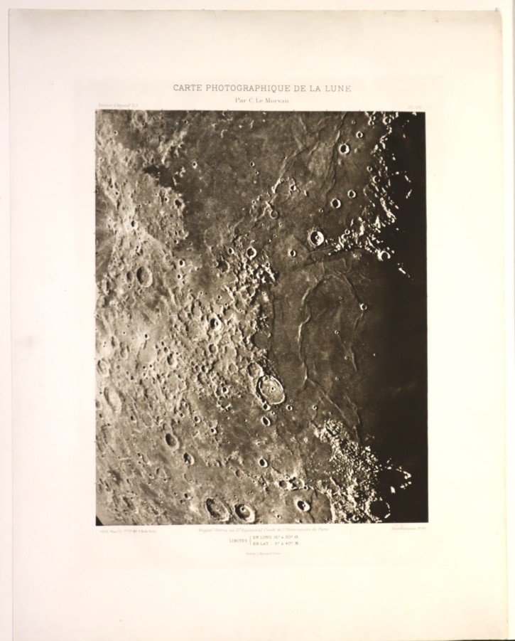 Carte Photographique de la Lune 2. Morvan, Charles Le (1865-1933) - Massard, L.. 1902