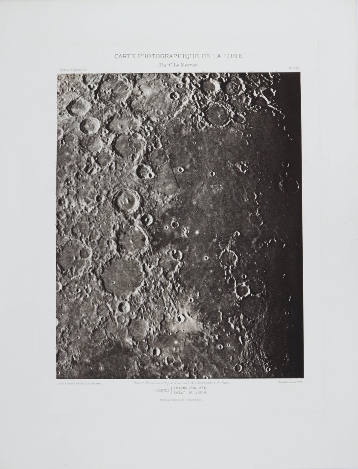 Carte Photographique de la Lune 3. Morvan, Charles Le (1865-1933) - Massard, L.. 1903. Precio: 250€