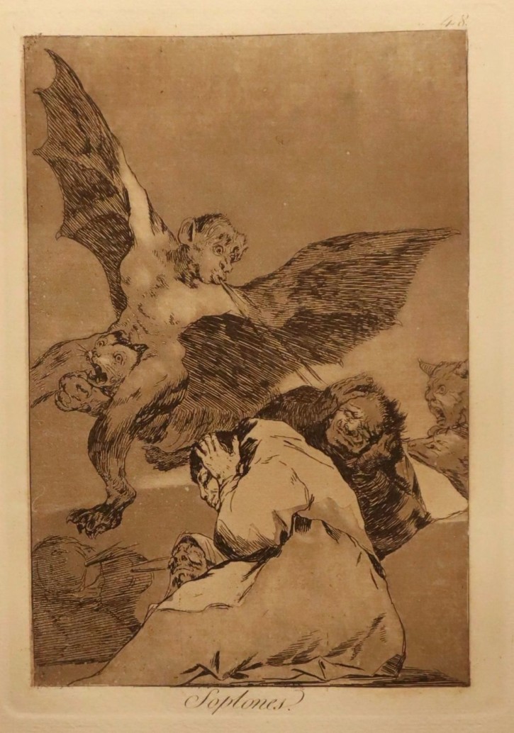 Soplones. Goya Lucientes, Francisco de - Calcografía Nacional. 1797-1799. Décima edición (1918-1928). Precio: 600€