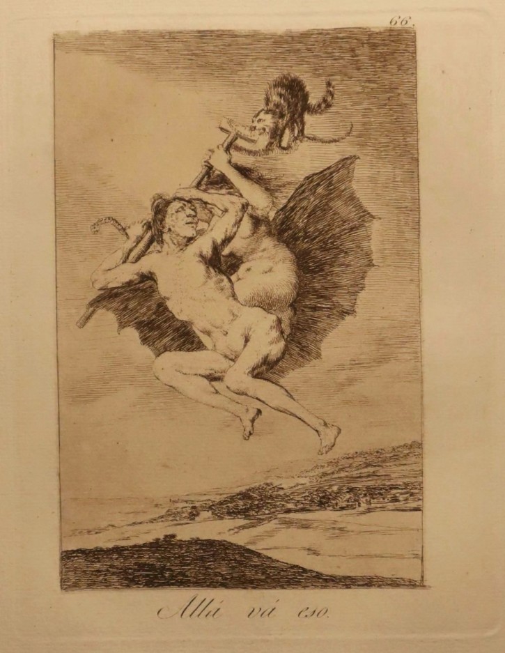 Allá vá eso. Goya Lucientes, Francisco de - Calcografía Nacional. 1797-1799. Décima edición (1918-1928). Precio: 600€