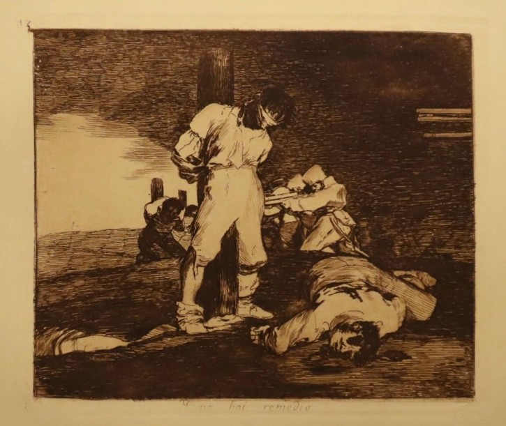 Y no hai remedio. Goya Lucientes, Francisco de (1746-1828) - Calcografía Nacional. 1810-1815, Séptima edición (1937)