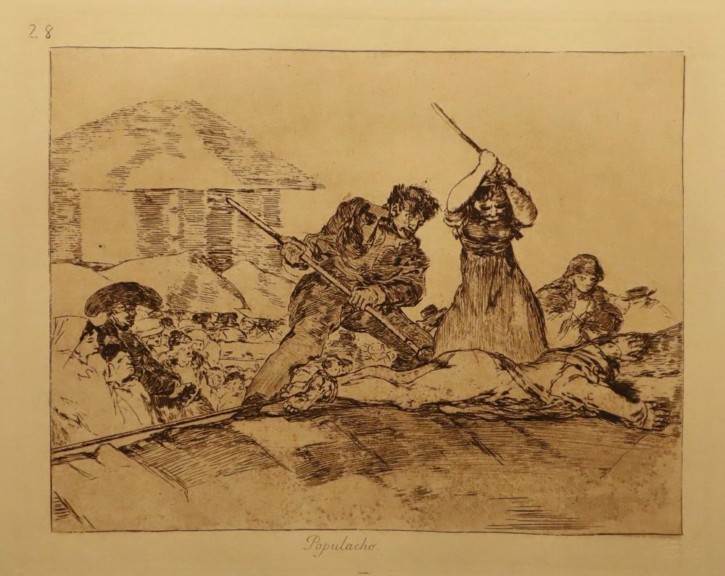 Populacho. Goya Lucientes, Francisco de - Calcografía Nacional. 1810-1815, Séptima edición (1937). Precio: 500€
