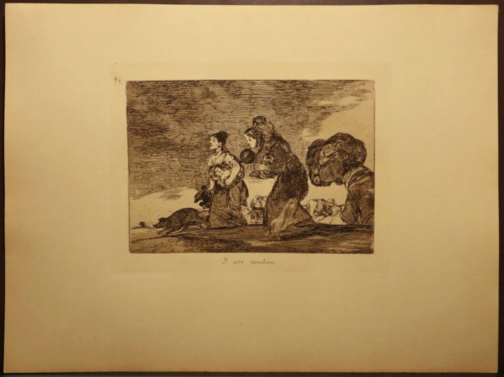 Y esto tambien. Goya Lucientes, Francisco de - Calcografía Nacional. 1810-1815, Séptima edición (1937). Precio: 500€