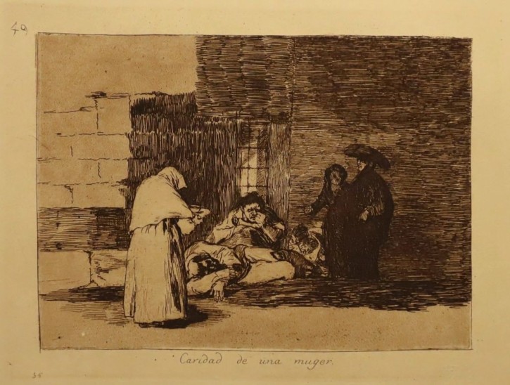 Caridad de una muger. Goya Lucientes, Francisco de - Calcografía Nacional. 1810-1815, 7th edition, (1937). Precio: 400€
