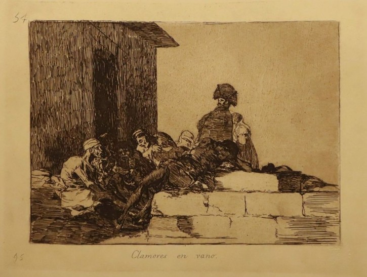 Clamores en vano. Goya Lucientes, Francisco de - Calcografía Nacional. 1810-1815, 7th edition, (1937). Precio: 400€