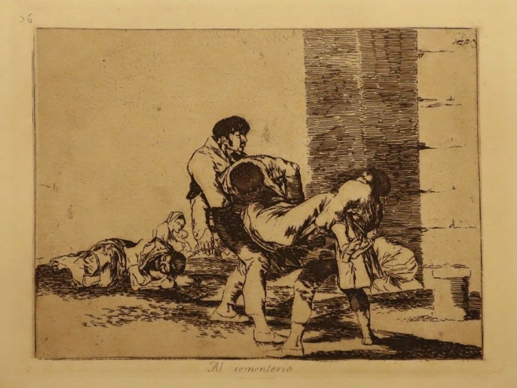 Al cementerio. Goya Lucientes, Francisco de - Calcografía Nacional. 1810-1815, 7th edition, (1937). Precio: 500€