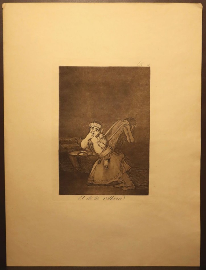 El de la rollona. Goya Lucientes, Francisco de - Calcografía Nacional. 1797-1799, 12ª edición (1937). Precio: 600€