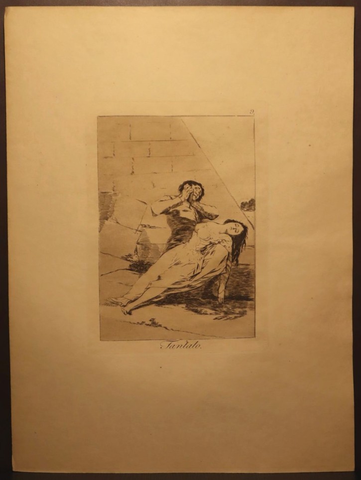 Tantalo. Goya Lucientes, Francisco de - Calcografía Nacional. 1797-1799, 12ª edición (1937). Precio: 600€
