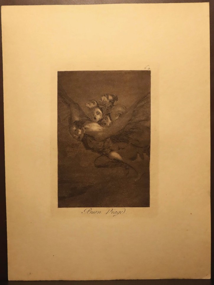 Buen Viage. Goya Lucientes, Francisco de - Calcografía Nacional. 1797-1799, 12ª edición (1937). Precio: 600€