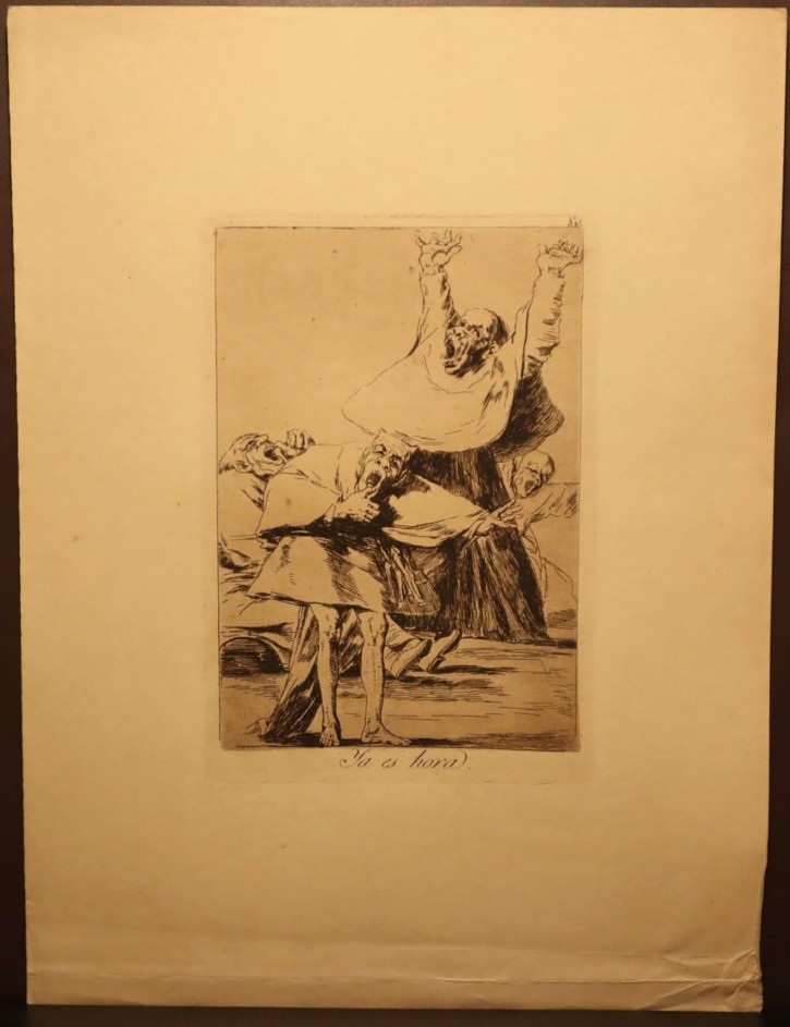 Ya es hora. Goya Lucientes, Francisco de - Calcografía Nacional. 1797-1799, 12ª edición (1937). Precio: 600€