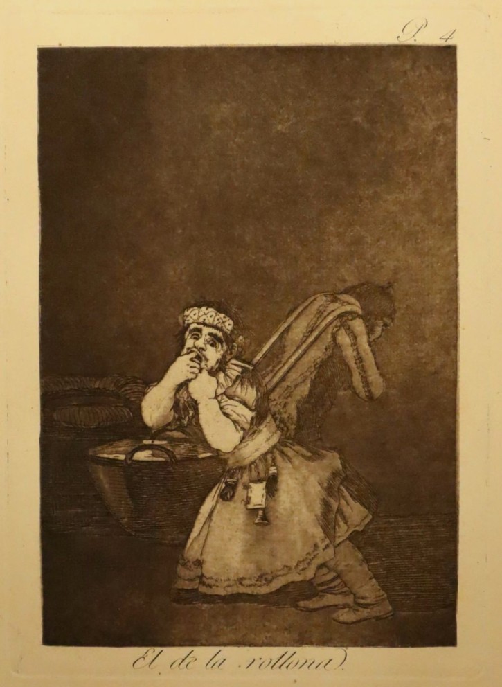 El de la rollona. Goya Lucientes, Francisco de (1746-1828) - Calcografía Nacional. 1797-1799, 5ª edición (1881-1886). Precio: 400€