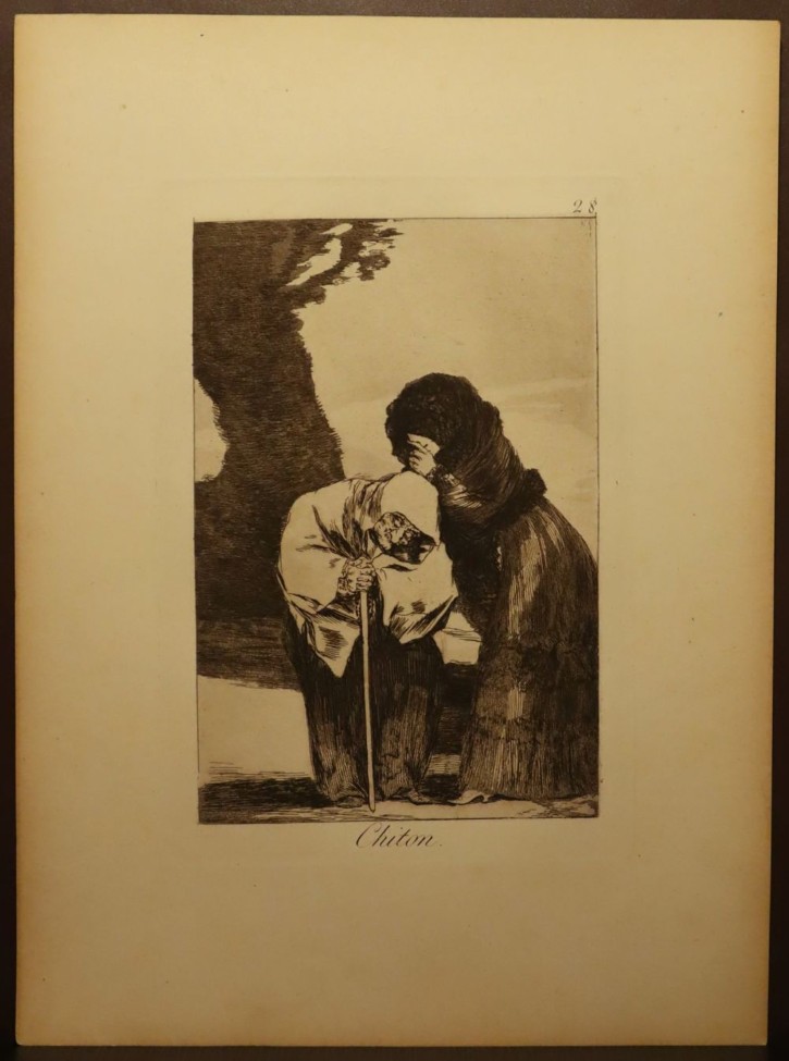 Chiton. Goya Lucientes, Francisco de - Calcografía Nacional. 1797-1799, 5ª edición (1881-1886). Precio: 400€