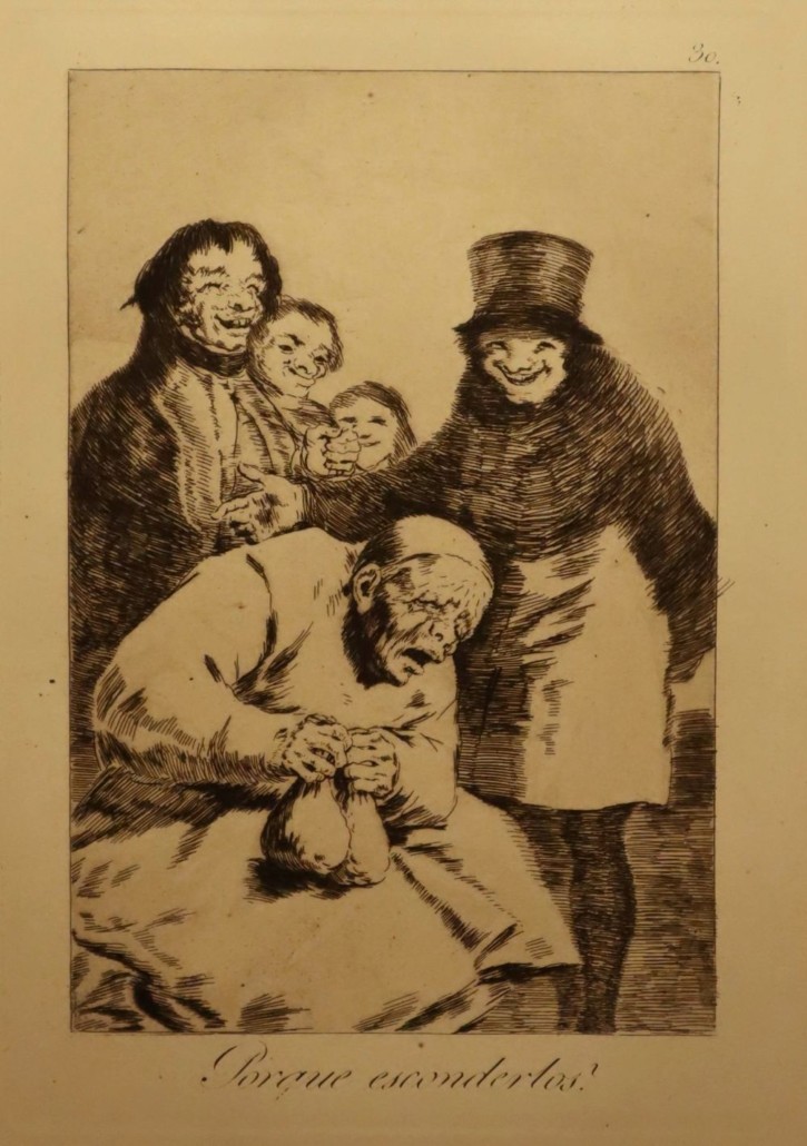 Porque esconderlos?. Goya Lucientes, Francisco de - Calcografía Nacional. 1797-1799, 5ª edición (1881-1886). Precio: 500€