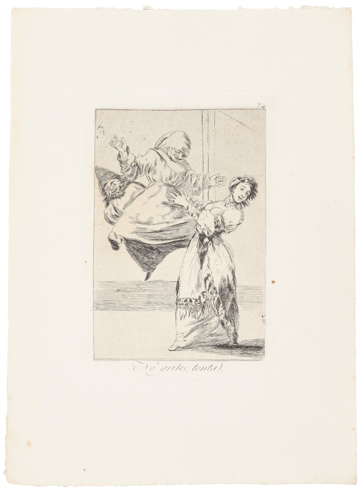 No grites, tonta. Goya Lucientes, Francisco de (1746-1828) - Calcografía Nacional. 1918-1928. Precio: 900€