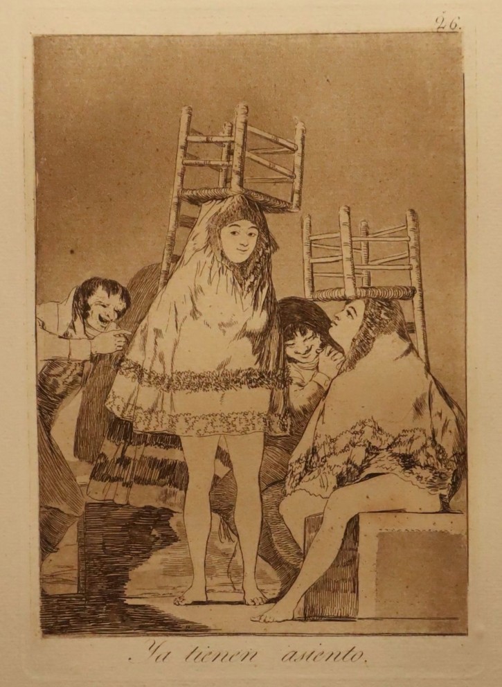 Ya tienen asiento. Goya Lucientes, Francisco de - Calcografía Nacional. 1797-1799. Décima edición (1918-1928). Precio: 600€