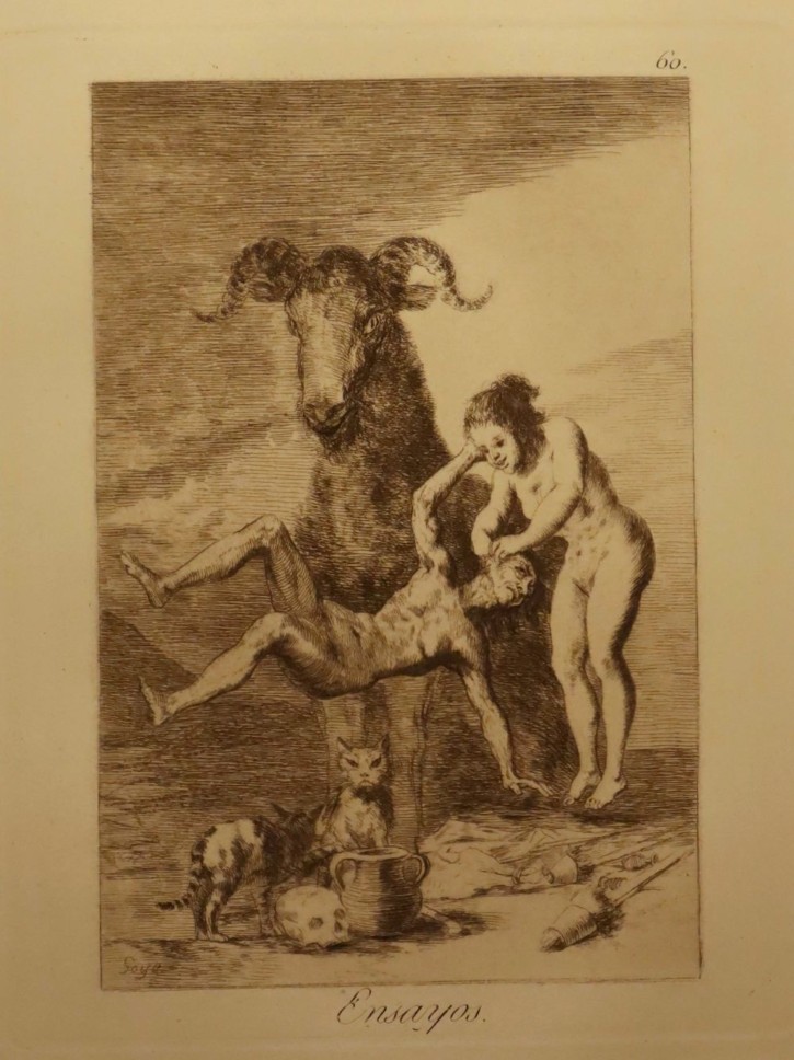 Ensayos. Goya Lucientes, Francisco de - Calcografía Nacional. 1797-1799, 5ª edición (1881-1886). Precio: 400€