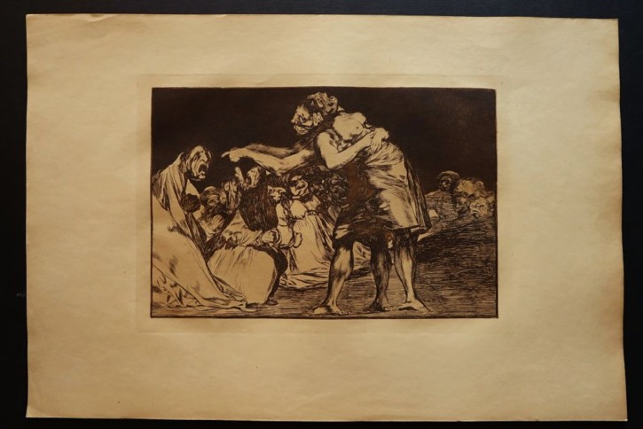 Disparate desordenado. Goya Lucientes, Francisco de - Calcografía Nacional. 1815-1824, 9ª edición (1937). Precio: 900€
