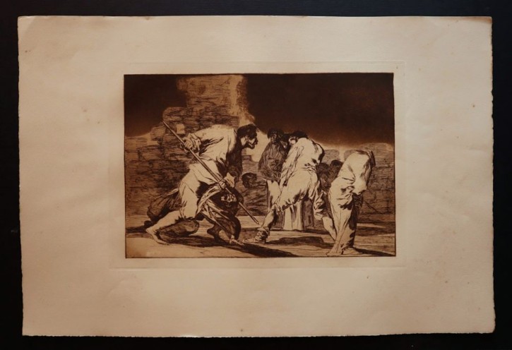 Disparate furioso. Goya Lucientes, Francisco de - Calcografía Nacional. 1815-1824, 9ª edición (1937). Precio: 700€