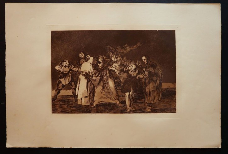 Las exhortaciones. Goya Lucientes, Francisco de - Calcografía Nacional. 1815-1824, 9ª edición (1937). Precio: 700€