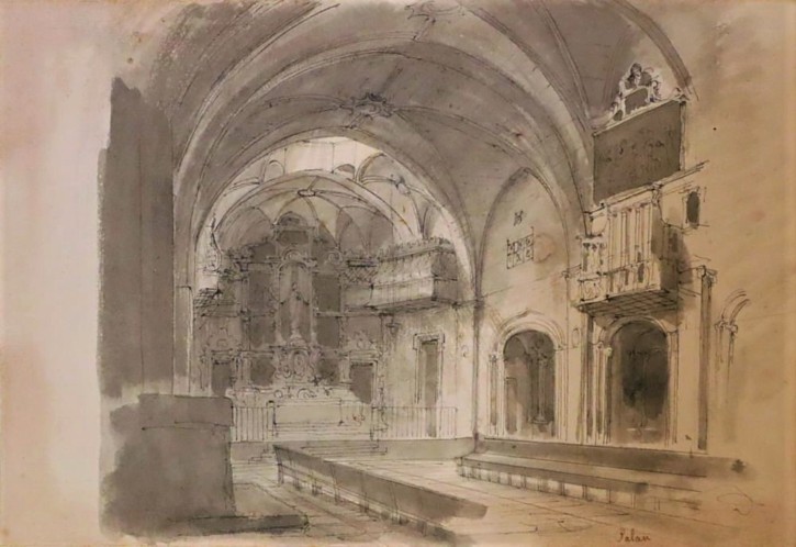 Palacio Real Menor de Barcelona. Rigalt i Farriols, Lluís. Ca. 1864