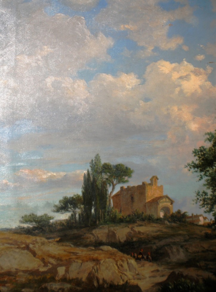 Bajada de la Iglesia. Rigalt i Farriols, Lluís. Circa 1860