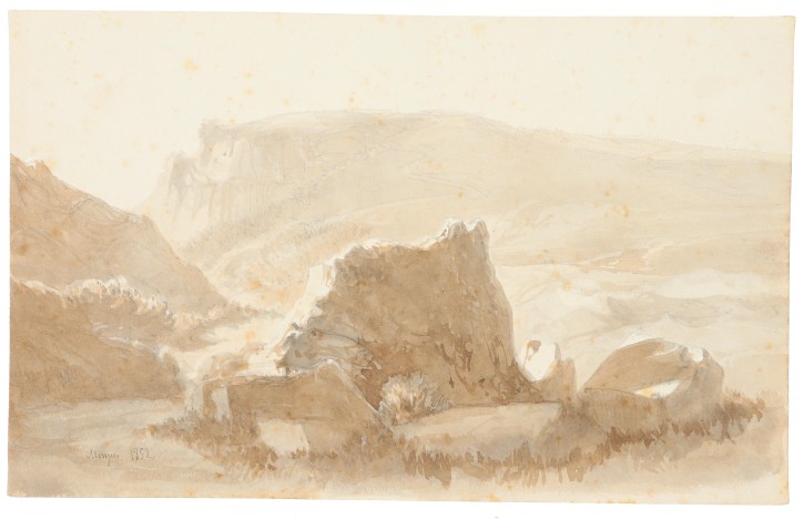 Montjuïc. Rigalt i Farriols, Lluís (1814-1894). 1852. Precio: 600€