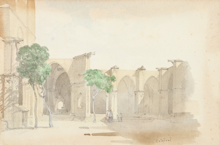 Barcelona Cathedral. Rigalt i Farriols, Lluís (1814-1894). Ca. 1864. Precio: 600€