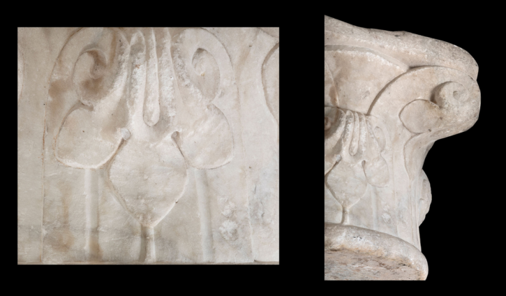 Pareja de capiteles de mármol, siglo XVI. . . Precio: 4.000€