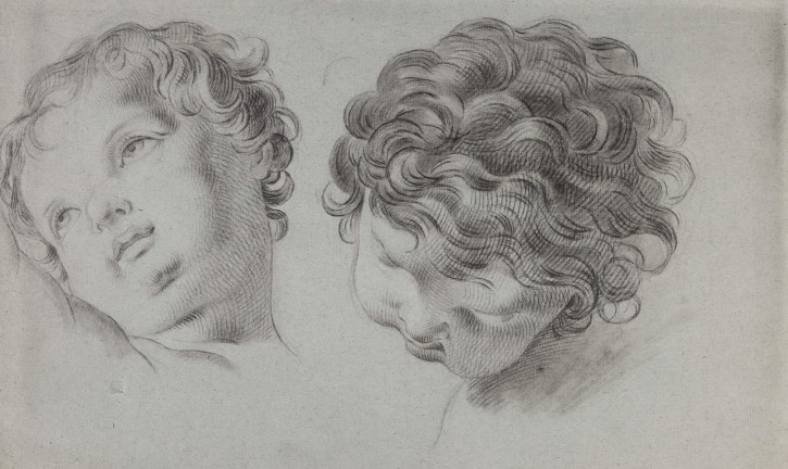 Study of two angel heads. . . Precio: 900€