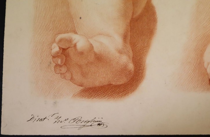 Estudio para dos piernas de niño. Rosales, Eduardo. Mediados siglo XIX. Precio: 1500€