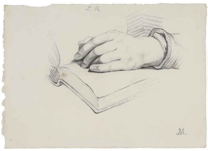 Hand study with book. . . Precio: 200€