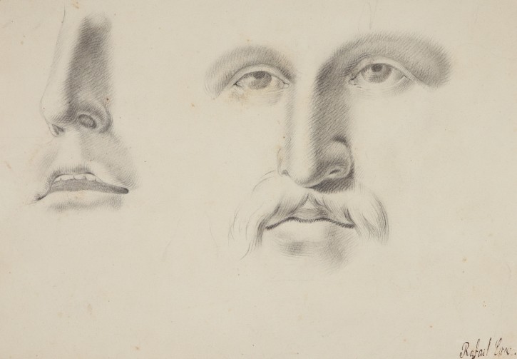 Study of face, nose and mouth. Esteve Vilella, Rafael (1772-1847). . Precio: 250€