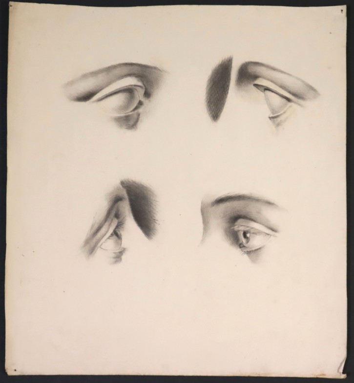 Estudios de cuatro ojos. Anónimo. 