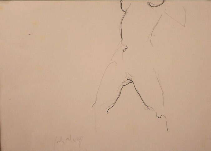 Estudio de mujer desnuda. Alcaraz, Jordi. 1982