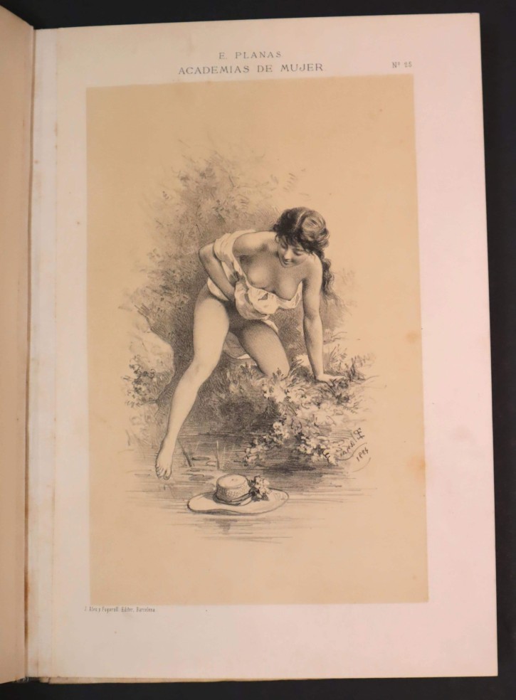 Libro "Academias de Mujer". Planas, Eusebi (1833-1897) - Aleu y Fugarull, J. (1845-1923). 1883-1884. Precio: 5000€