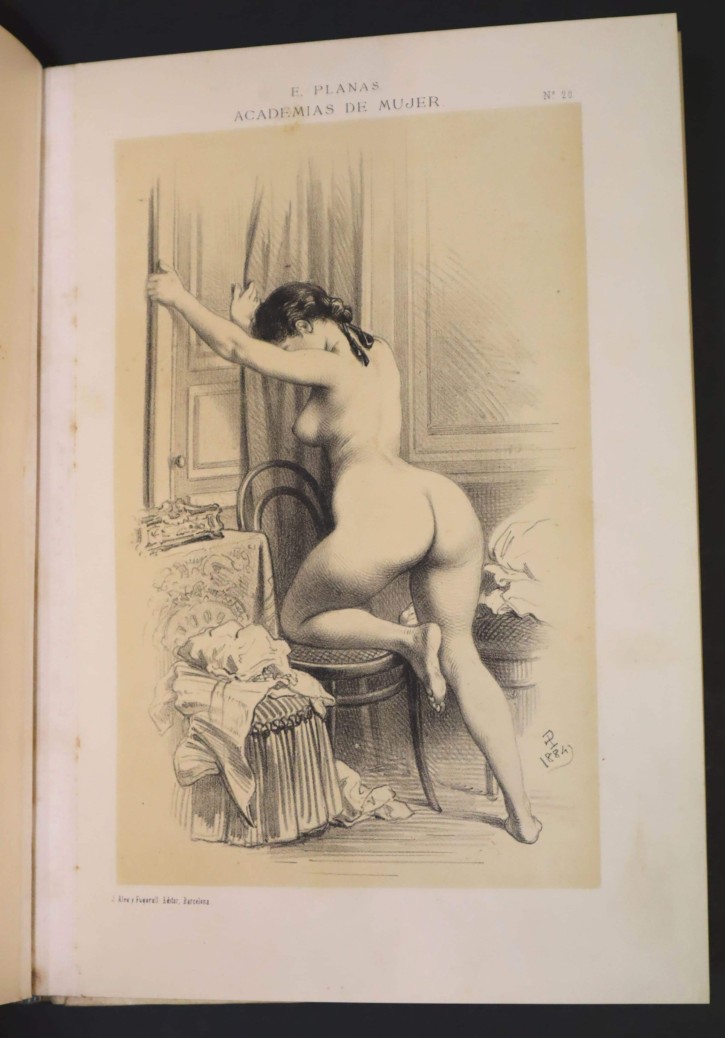 Book "Academias de Mujer". Planas, Eusebi (1833-1897) - Aleu y Fugarull, J. (1845-1923). 1883-1884. Precio: 5000€