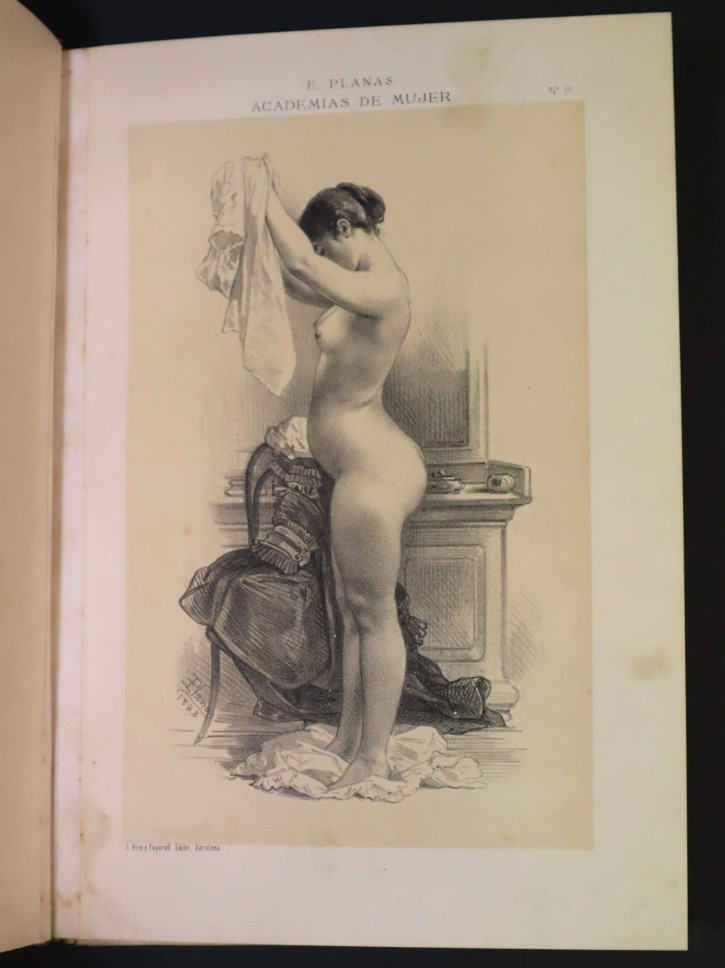 Libro "Academias de Mujer". Planas, Eusebi (1833-1897) - Aleu y Fugarull, J. (1845-1923). 1883-1884. Precio: 5000€