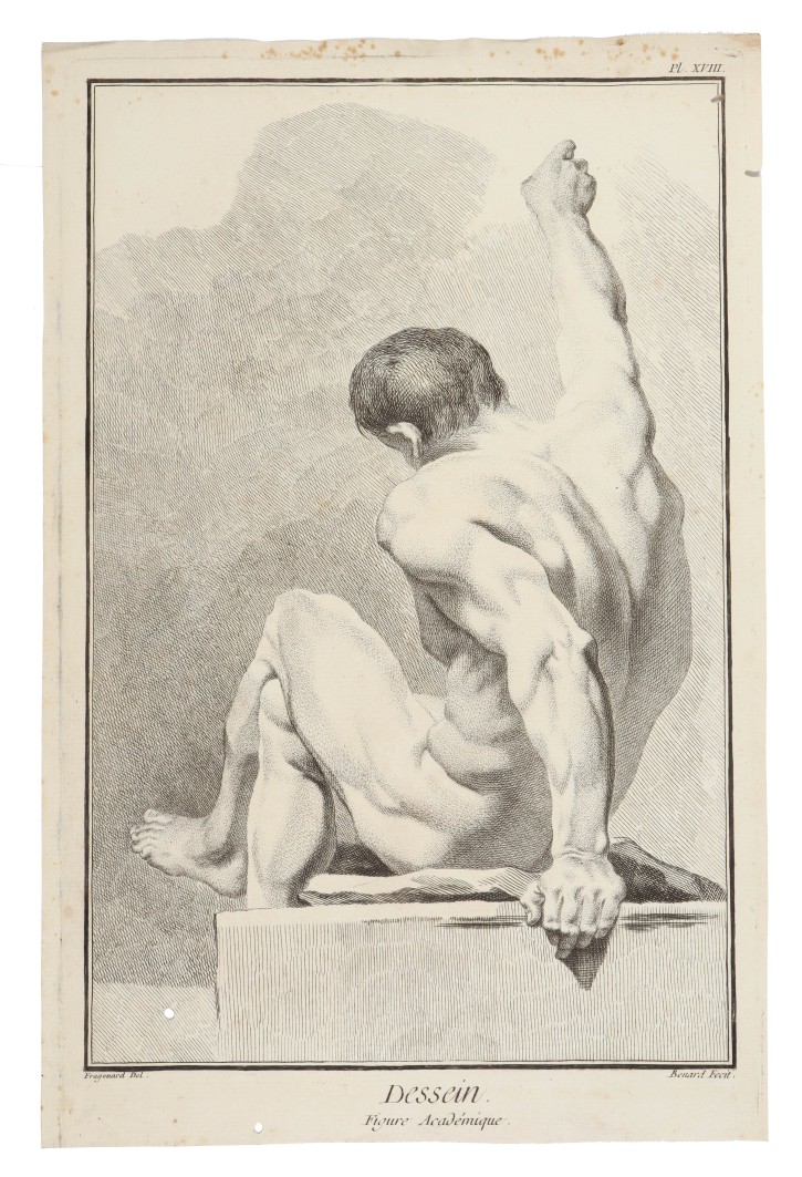 Studies of human figures and proportions. Bénard, R. (1734-1777) - Cochin, Charles-Nicolas (1715-1790). 1751-1772. Precio: 120€