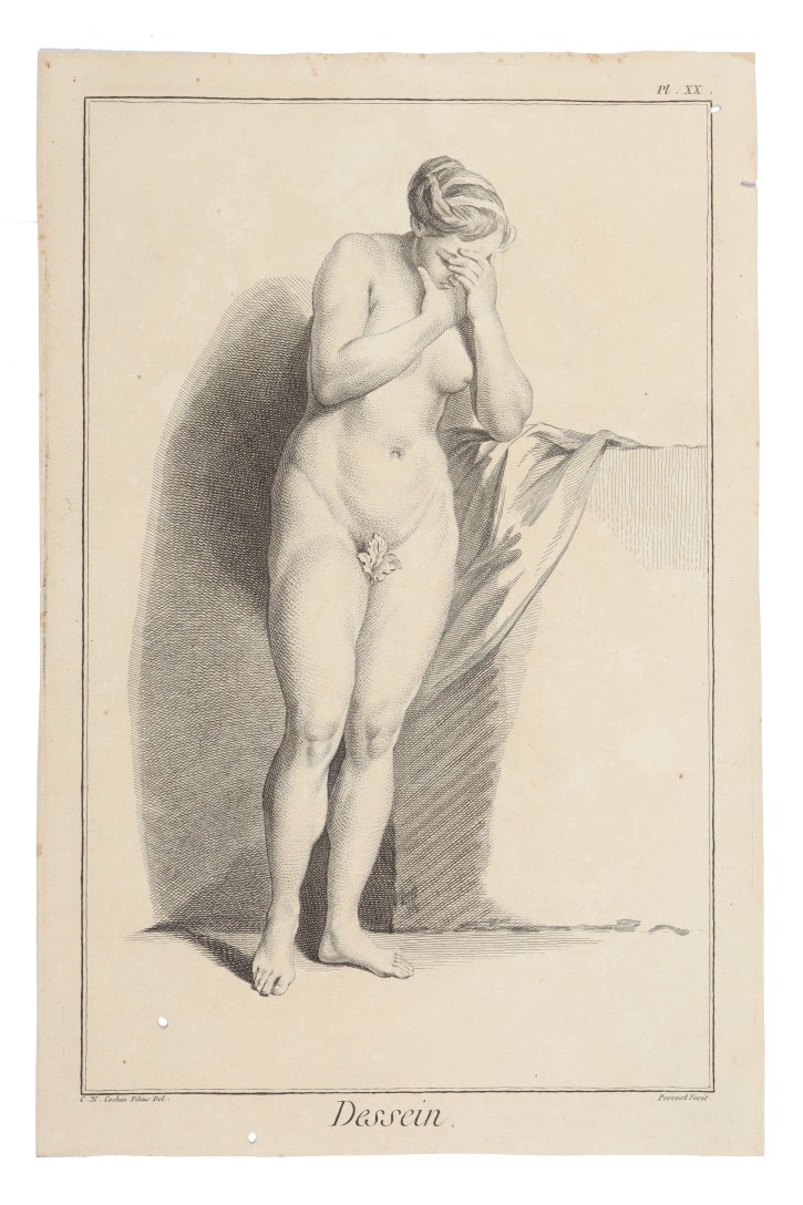 Studies of human figures and proportions. Bénard, R. (1734-1777) - Cochin, Charles-Nicolas (1715-1790). 1751-1772. Precio: 120€